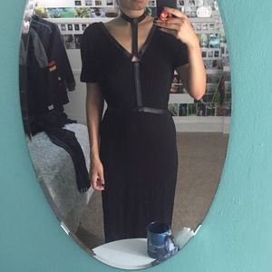 Disturbia harness goth dress